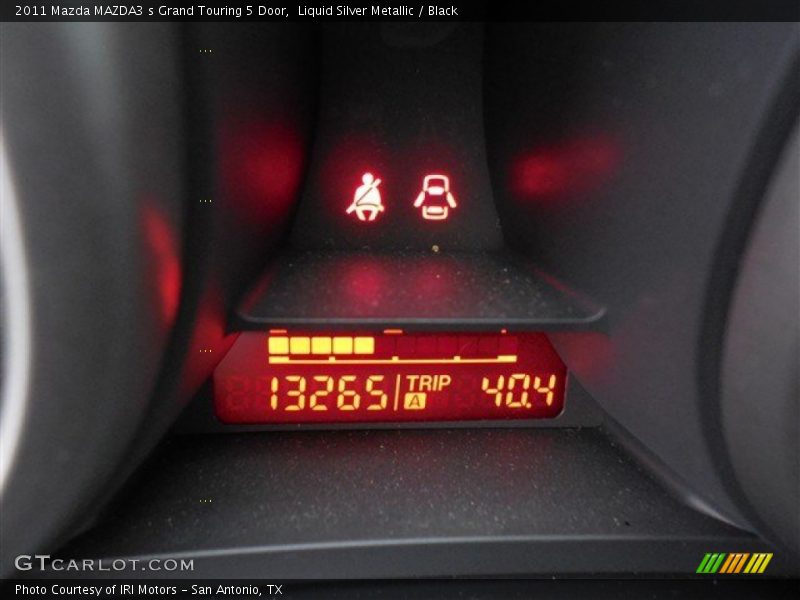 Liquid Silver Metallic / Black 2011 Mazda MAZDA3 s Grand Touring 5 Door