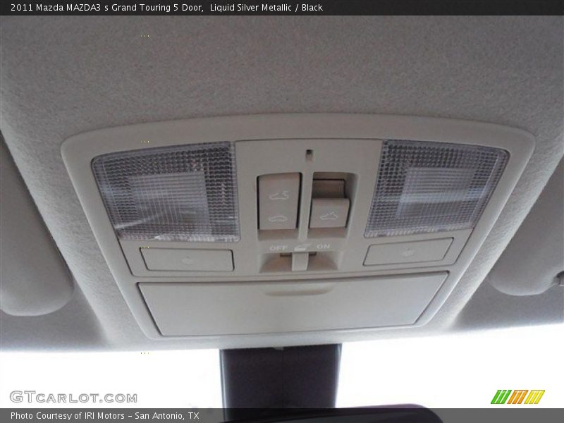 Liquid Silver Metallic / Black 2011 Mazda MAZDA3 s Grand Touring 5 Door
