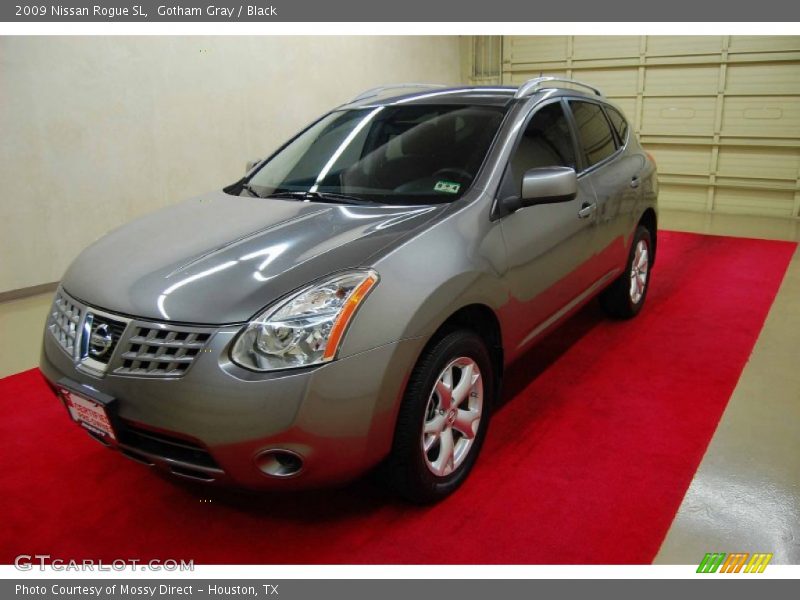 Gotham Gray / Black 2009 Nissan Rogue SL