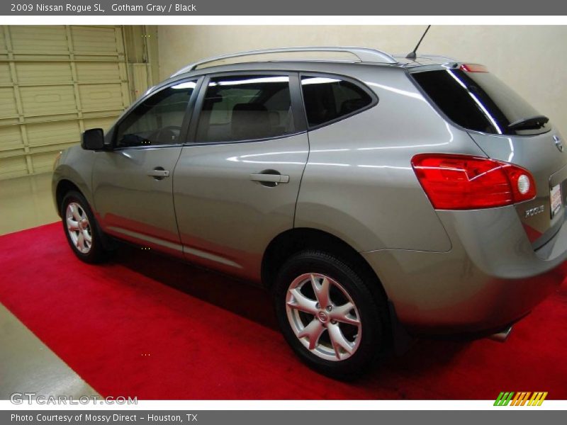 Gotham Gray / Black 2009 Nissan Rogue SL