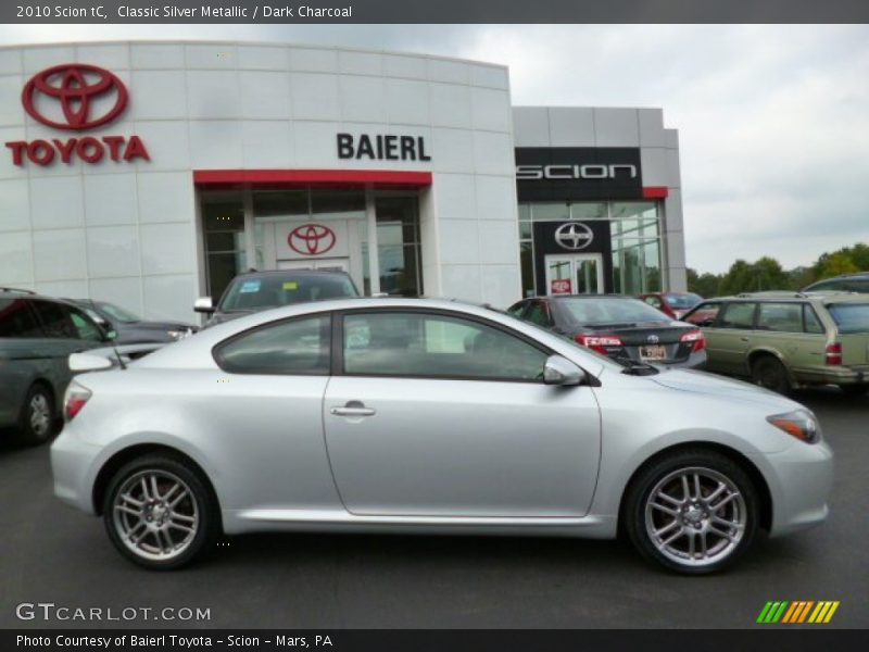 Classic Silver Metallic / Dark Charcoal 2010 Scion tC