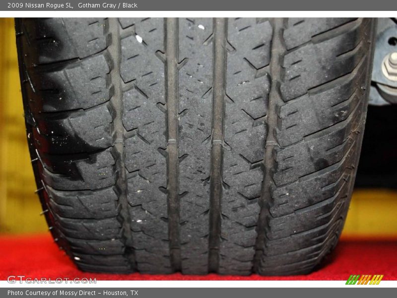 Gotham Gray / Black 2009 Nissan Rogue SL