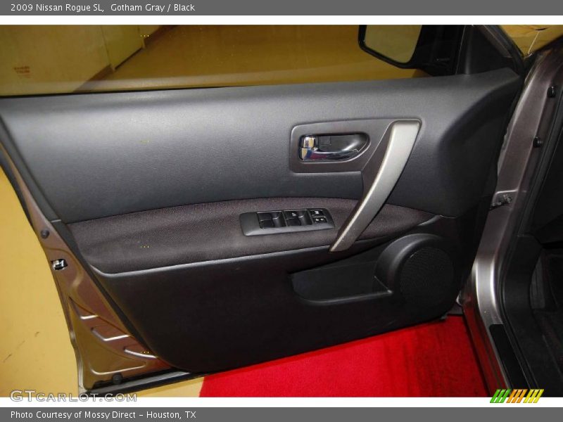 Gotham Gray / Black 2009 Nissan Rogue SL
