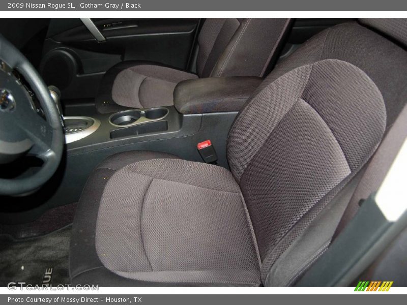 Gotham Gray / Black 2009 Nissan Rogue SL