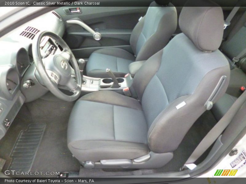 Front Seat of 2010 tC 