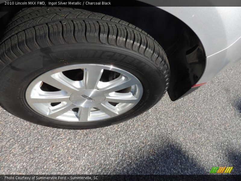 Ingot Silver Metallic / Charcoal Black 2010 Lincoln MKX FWD