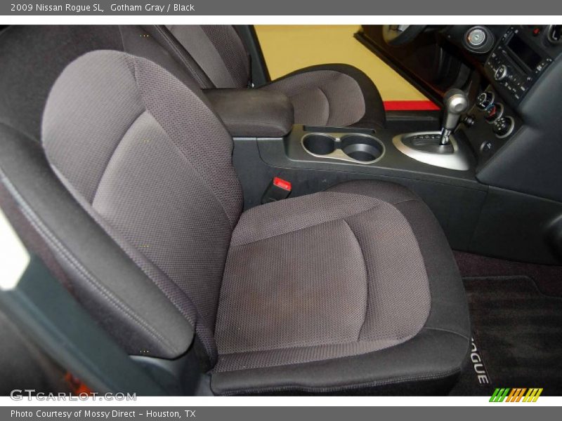 Gotham Gray / Black 2009 Nissan Rogue SL