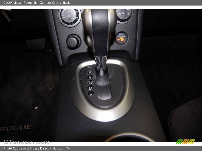 Gotham Gray / Black 2009 Nissan Rogue SL