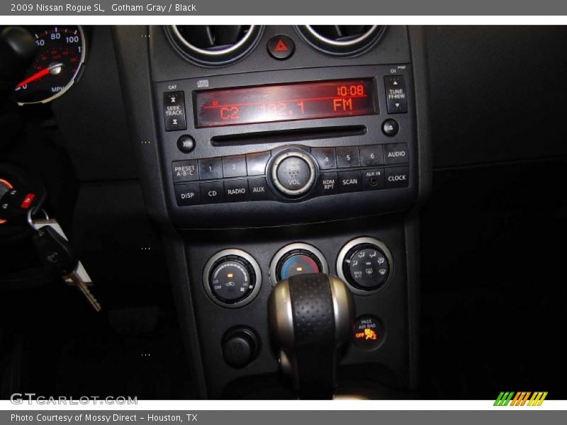 Gotham Gray / Black 2009 Nissan Rogue SL