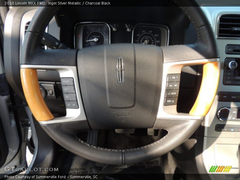 Ingot Silver Metallic / Charcoal Black 2010 Lincoln MKX FWD