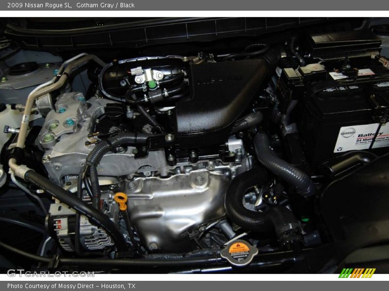 Gotham Gray / Black 2009 Nissan Rogue SL