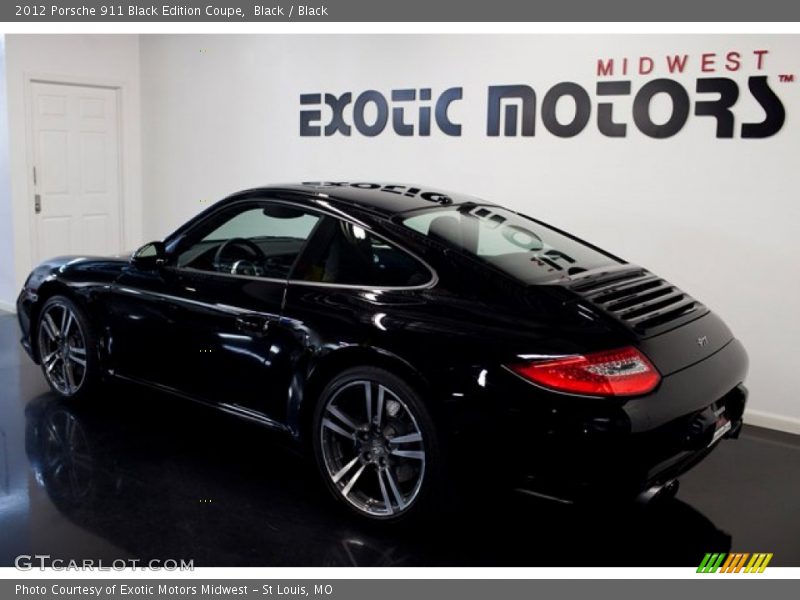 Black / Black 2012 Porsche 911 Black Edition Coupe