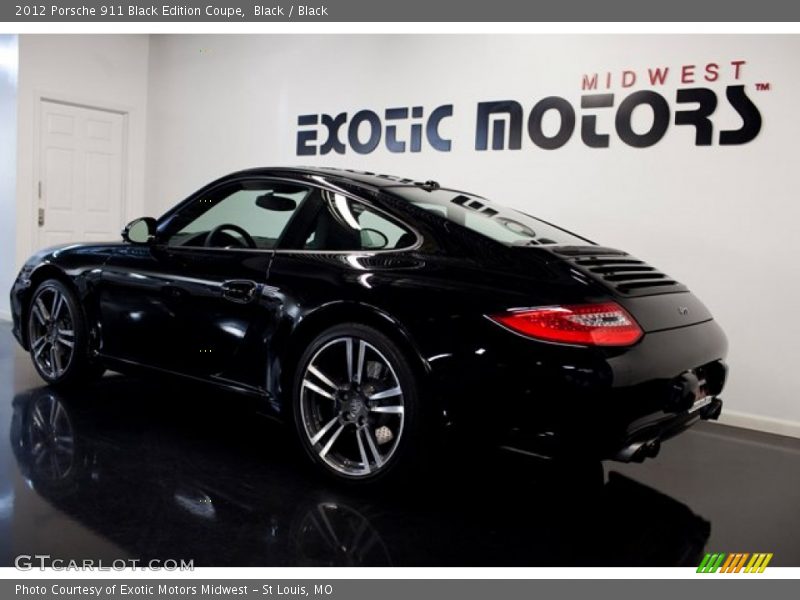 Black / Black 2012 Porsche 911 Black Edition Coupe