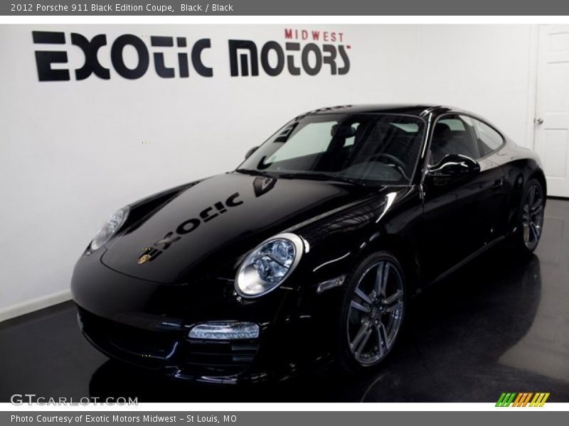 Black / Black 2012 Porsche 911 Black Edition Coupe