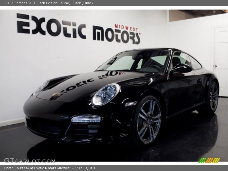 Black / Black 2012 Porsche 911 Black Edition Coupe