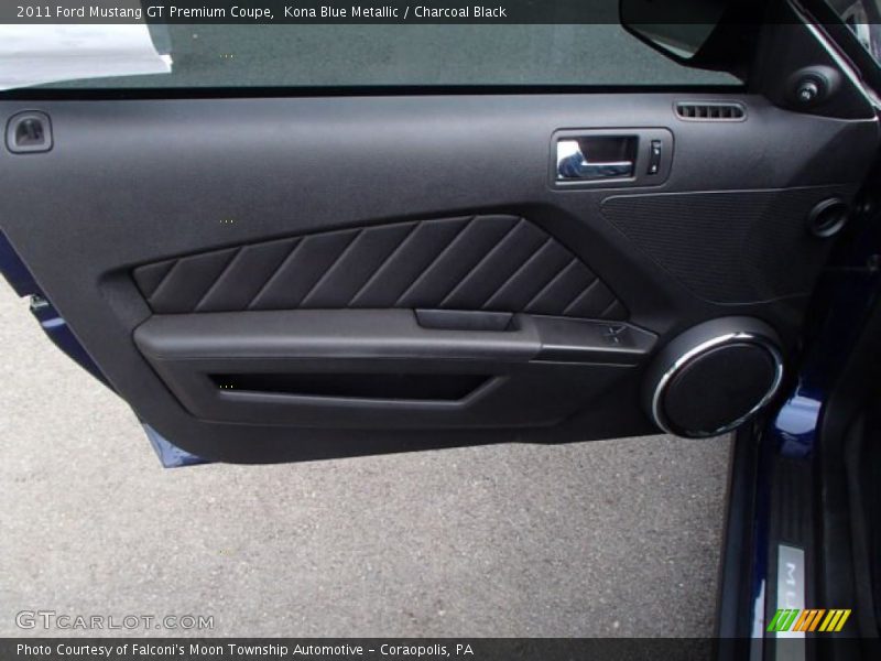 Kona Blue Metallic / Charcoal Black 2011 Ford Mustang GT Premium Coupe