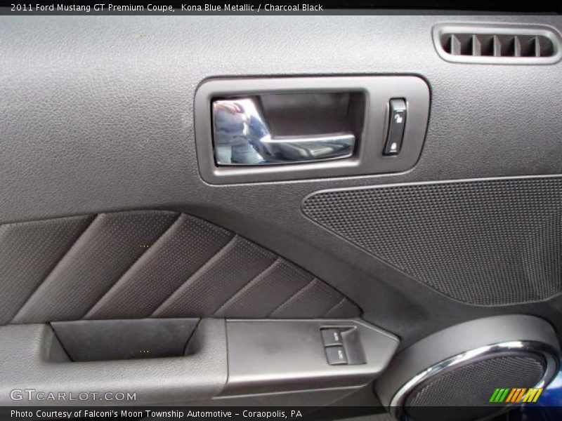 Kona Blue Metallic / Charcoal Black 2011 Ford Mustang GT Premium Coupe
