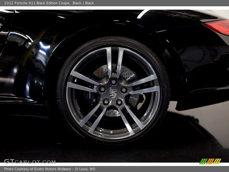  2012 911 Black Edition Coupe Wheel