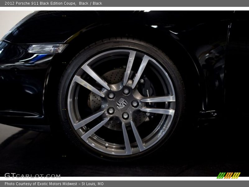  2012 911 Black Edition Coupe Wheel