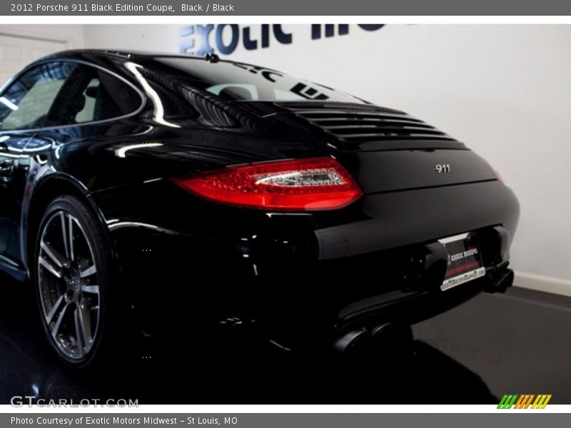 Black / Black 2012 Porsche 911 Black Edition Coupe