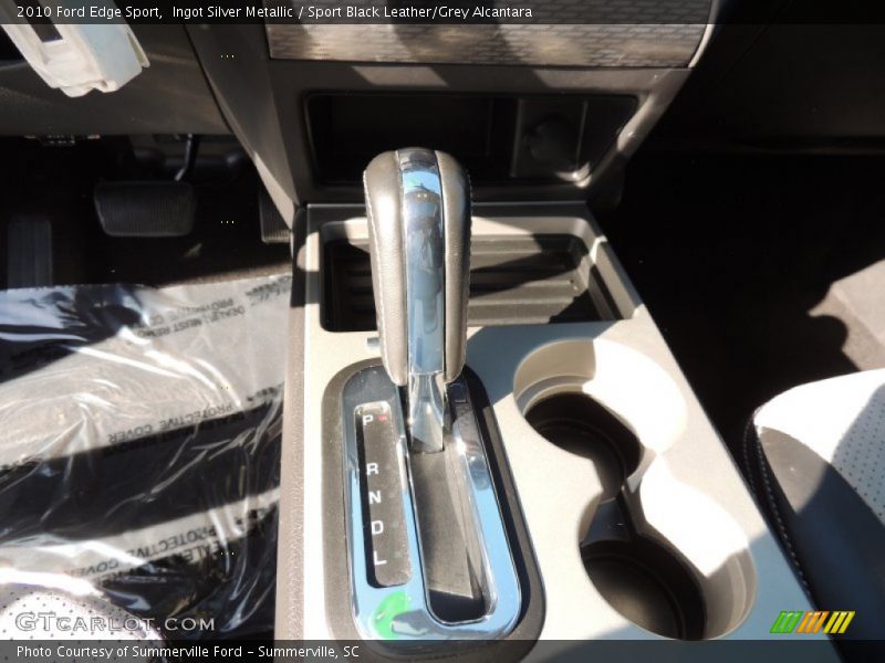 Ingot Silver Metallic / Sport Black Leather/Grey Alcantara 2010 Ford Edge Sport