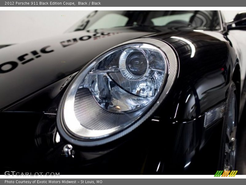 Black / Black 2012 Porsche 911 Black Edition Coupe