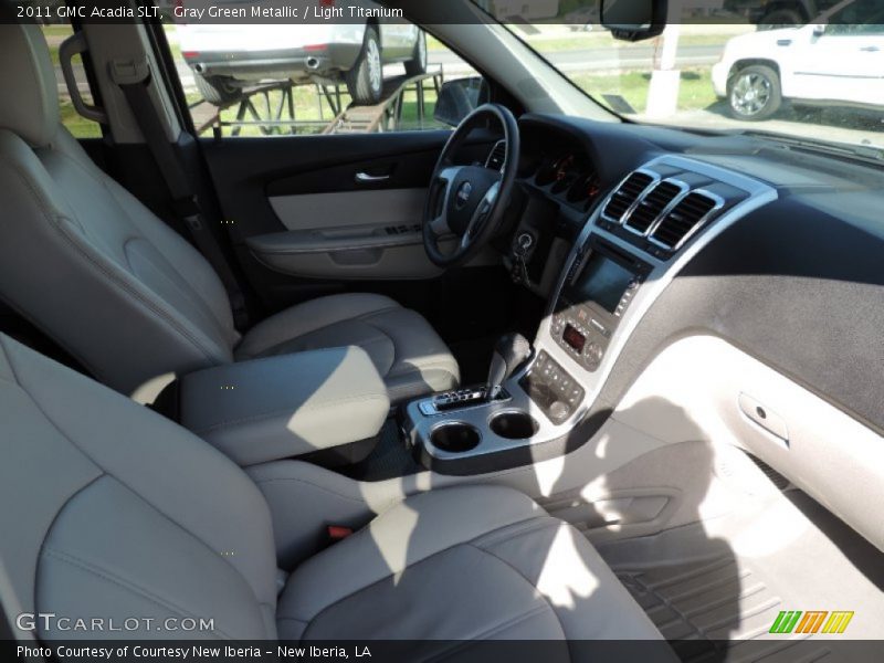 Gray Green Metallic / Light Titanium 2011 GMC Acadia SLT
