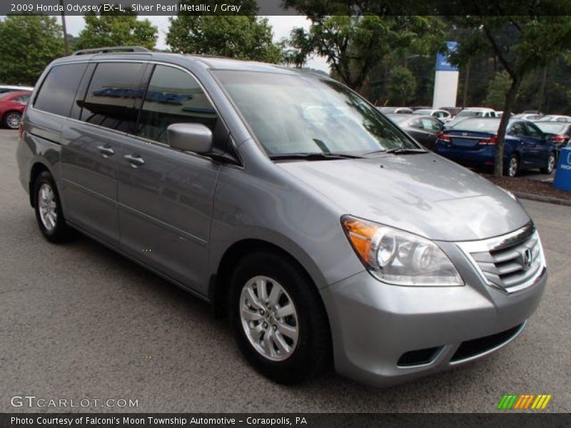 Silver Pearl Metallic / Gray 2009 Honda Odyssey EX-L