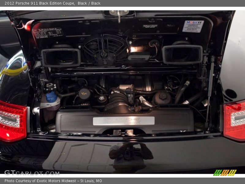  2012 911 Black Edition Coupe Engine - 3.6 Liter DFI DOHC 24-Valve VarioCam Plus Flat 6 Cylinder