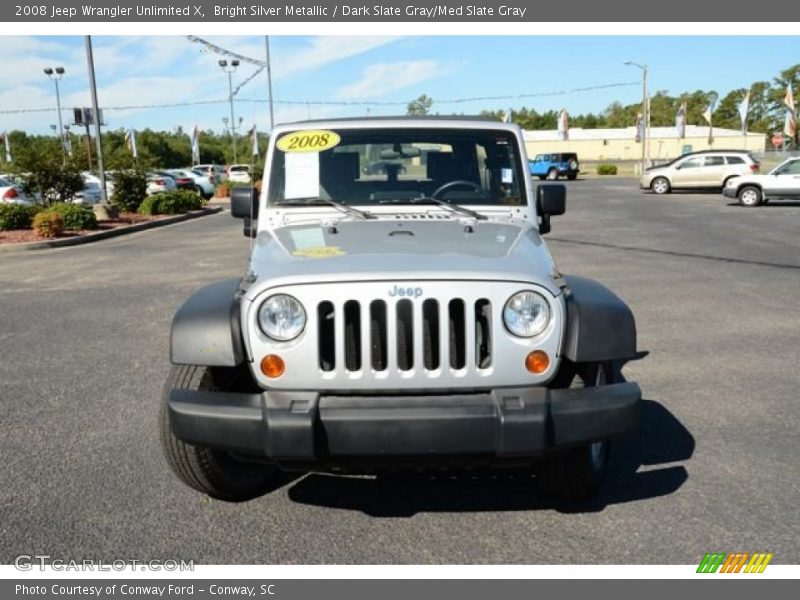 Bright Silver Metallic / Dark Slate Gray/Med Slate Gray 2008 Jeep Wrangler Unlimited X