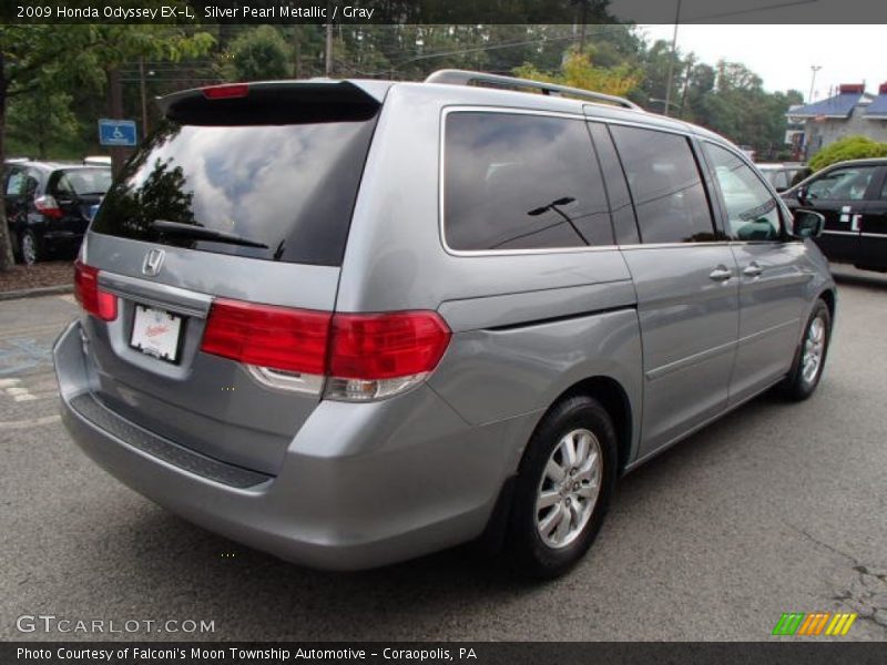 Silver Pearl Metallic / Gray 2009 Honda Odyssey EX-L