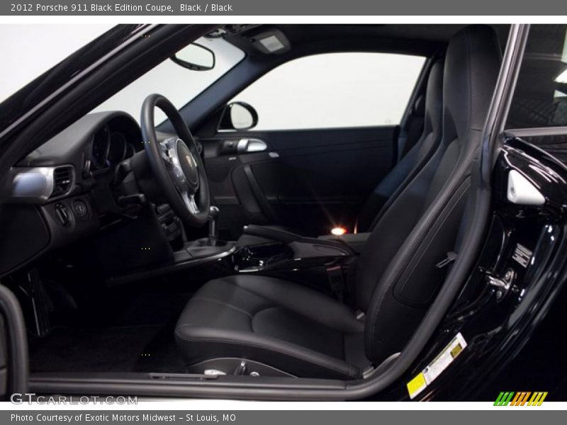  2012 911 Black Edition Coupe Black Interior