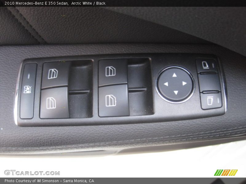 Arctic White / Black 2010 Mercedes-Benz E 350 Sedan