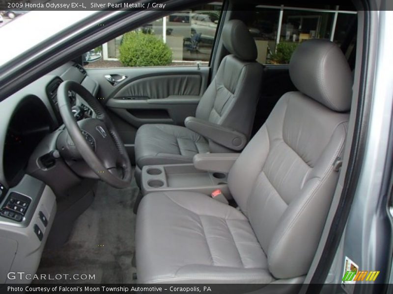 Silver Pearl Metallic / Gray 2009 Honda Odyssey EX-L