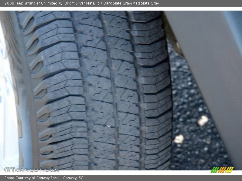 Bright Silver Metallic / Dark Slate Gray/Med Slate Gray 2008 Jeep Wrangler Unlimited X