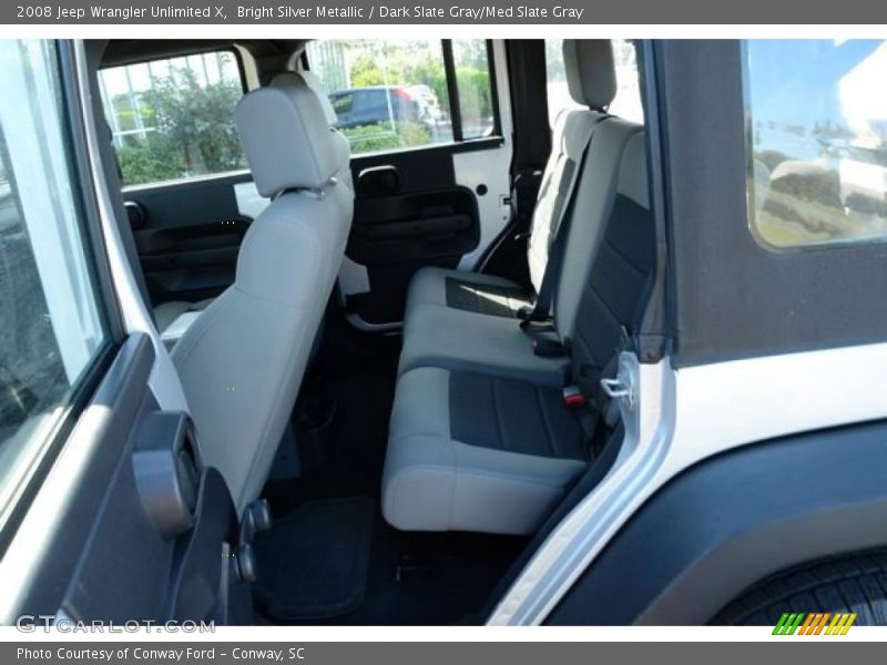 Bright Silver Metallic / Dark Slate Gray/Med Slate Gray 2008 Jeep Wrangler Unlimited X
