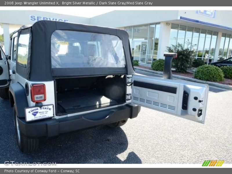 Bright Silver Metallic / Dark Slate Gray/Med Slate Gray 2008 Jeep Wrangler Unlimited X
