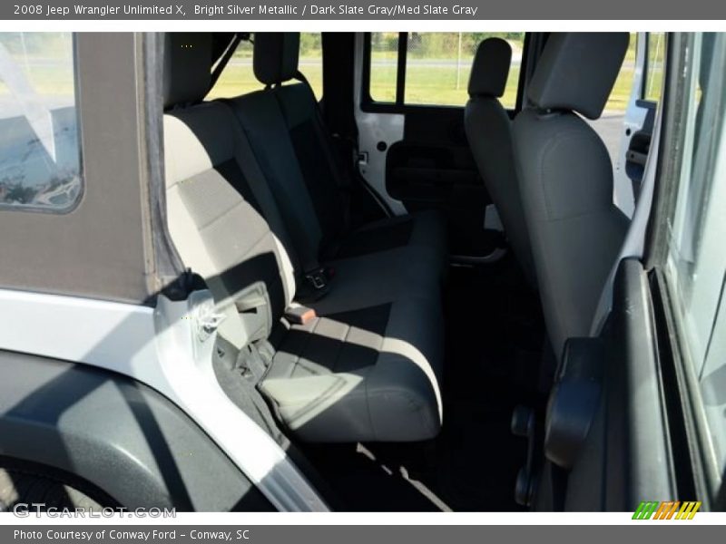 Bright Silver Metallic / Dark Slate Gray/Med Slate Gray 2008 Jeep Wrangler Unlimited X
