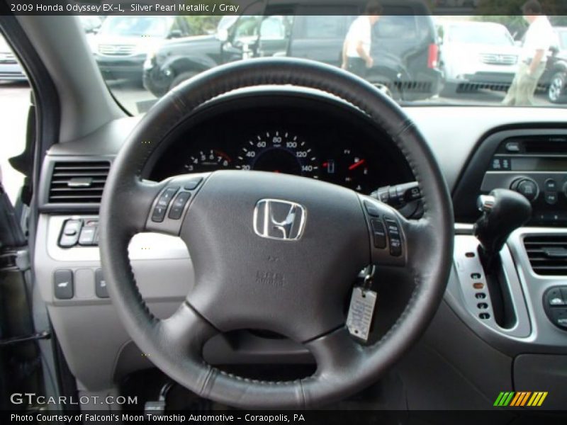 Silver Pearl Metallic / Gray 2009 Honda Odyssey EX-L