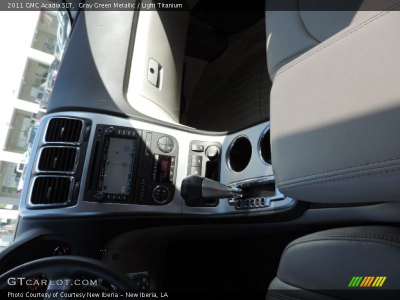 Gray Green Metallic / Light Titanium 2011 GMC Acadia SLT
