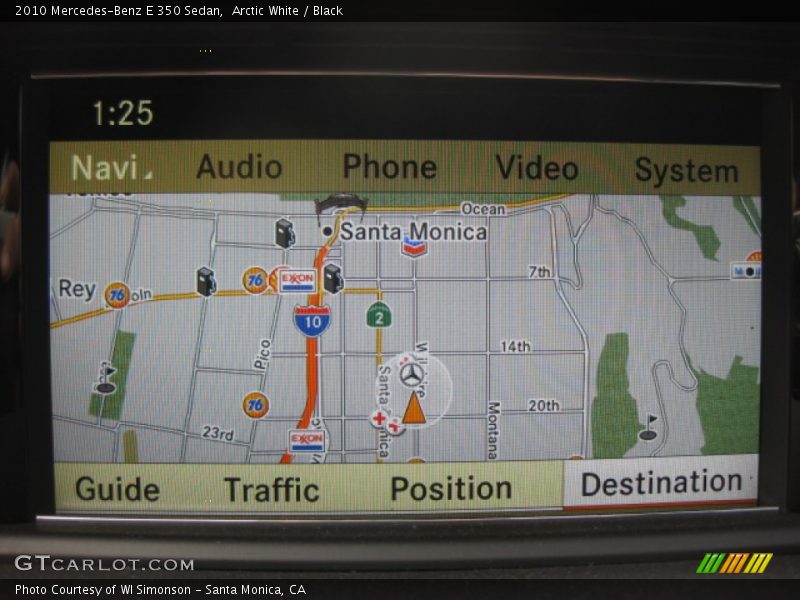 Arctic White / Black 2010 Mercedes-Benz E 350 Sedan