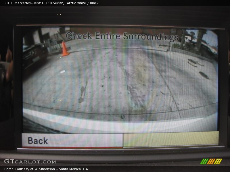 Arctic White / Black 2010 Mercedes-Benz E 350 Sedan