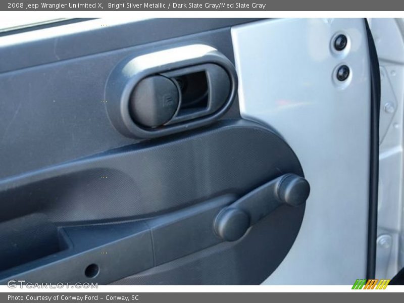 Bright Silver Metallic / Dark Slate Gray/Med Slate Gray 2008 Jeep Wrangler Unlimited X
