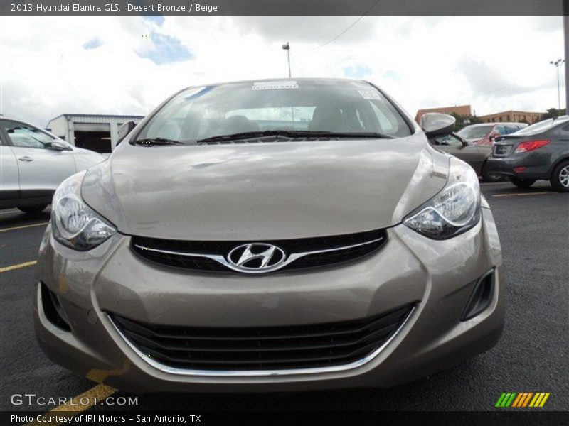 Desert Bronze / Beige 2013 Hyundai Elantra GLS