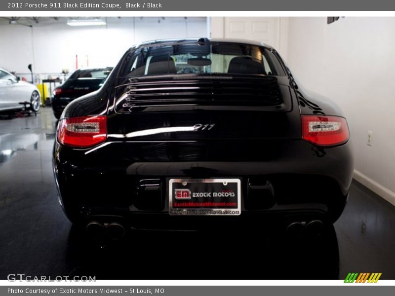 Black / Black 2012 Porsche 911 Black Edition Coupe