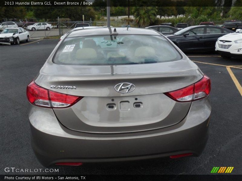 Desert Bronze / Beige 2013 Hyundai Elantra GLS