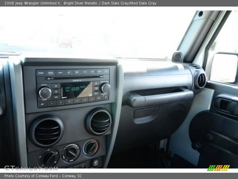 Bright Silver Metallic / Dark Slate Gray/Med Slate Gray 2008 Jeep Wrangler Unlimited X