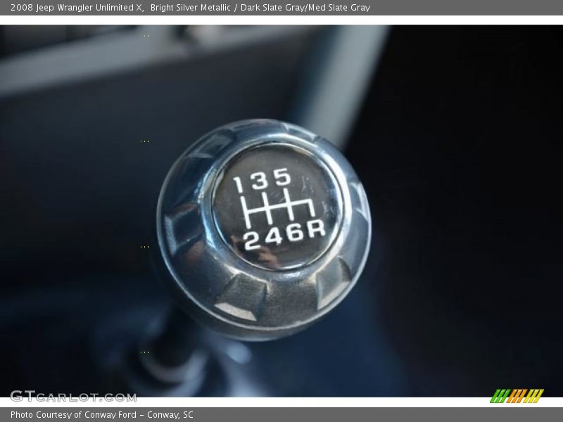 Bright Silver Metallic / Dark Slate Gray/Med Slate Gray 2008 Jeep Wrangler Unlimited X
