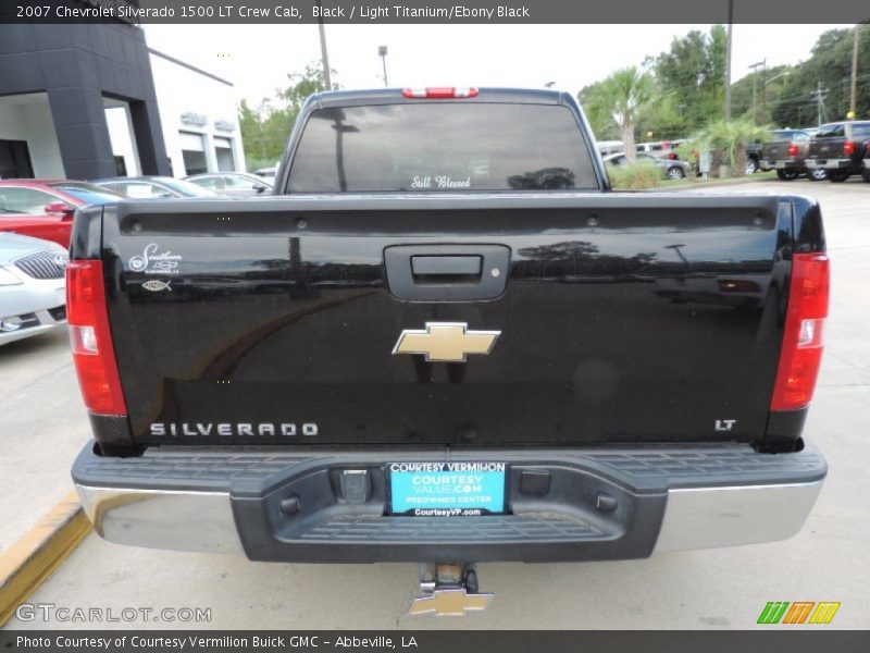 Black / Light Titanium/Ebony Black 2007 Chevrolet Silverado 1500 LT Crew Cab