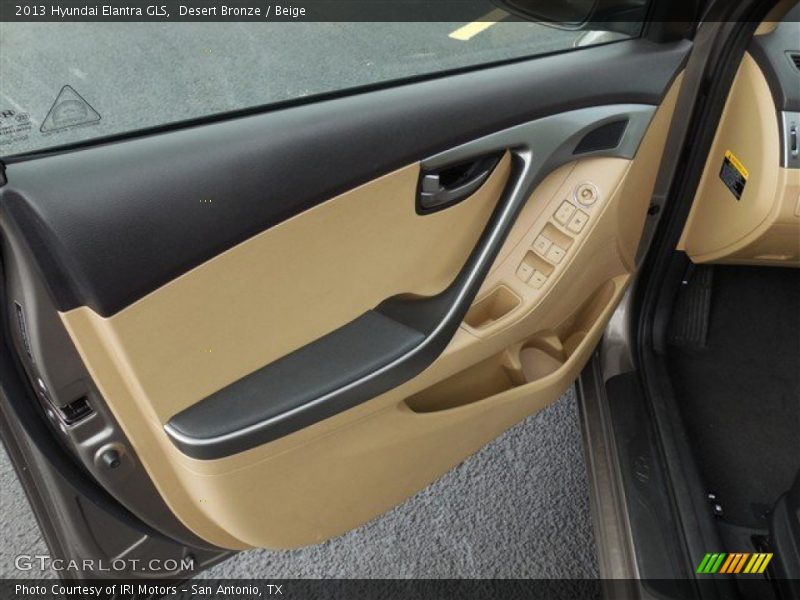 Desert Bronze / Beige 2013 Hyundai Elantra GLS